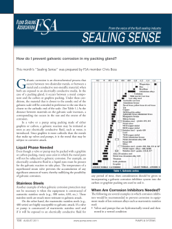 How do I prevent galvanic corrosion in my packing gland?