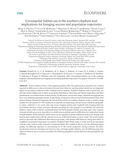 Circumpolar habitat use in the southern elephant seal: implications