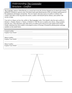 Understanding The Contender Structure &ndash; Conflict