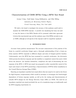 Characterization of CESR BPMs Using a BPM Test Stand