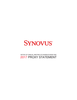 2017 Proxy Statement - Company Overview