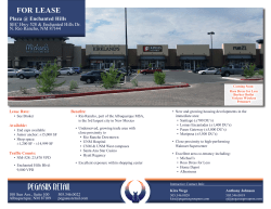 for lease - Pegasus Retail