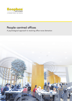 People centred offices, A psychological approach to