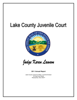2011 Annual Report - Lake County, Ohio