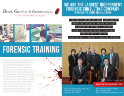 forensic training