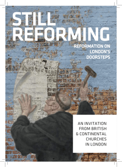 Still Reforming - Reformation 500