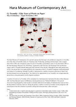 Cy Twombly - Fifty Years of Works on Paper