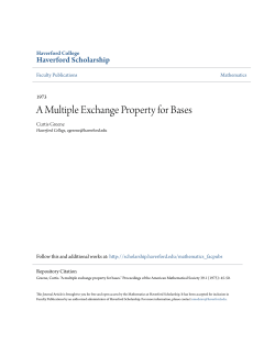 A Multiple Exchange Property for Bases