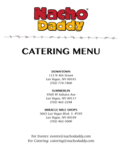 catering menu
