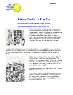 I Want The Earth Plus 5%