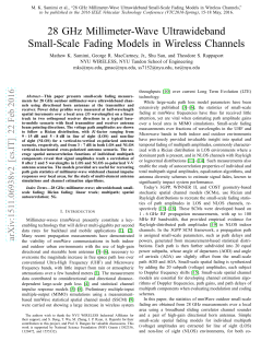 28 GHz Millimeter-Wave Ultrawideband Small