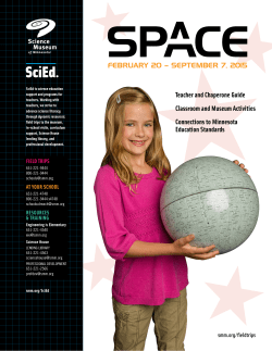 the Space Teacher and Chaperone Guide