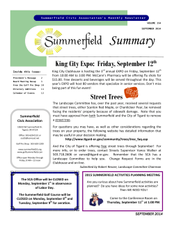 2014, Month 9, September.pub - Summerfield Civic Association