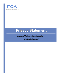 Privacy Statement