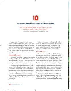 economic change Blows through the Hoosier state