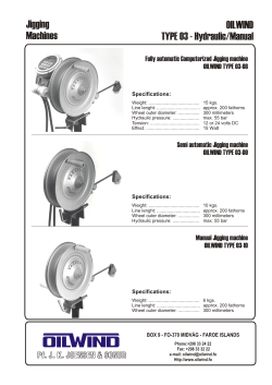 OILWIND TYPE 03 - Hydraulic/Manual