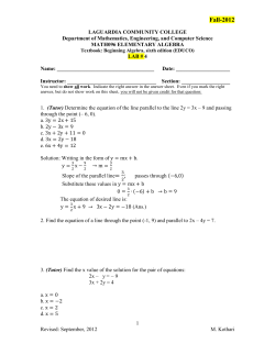 Fall-2012 - LaGuardia Community College