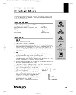Activity  - School Science