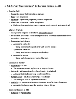 7.3.2.1 &ldquo;All Together Now&rdquo; by Barbara Jordan, p - ENG7