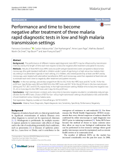 Performance and time to become negative after treatment of three