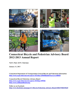 Connecticut Bicycle and Pedestrian Advisory Board