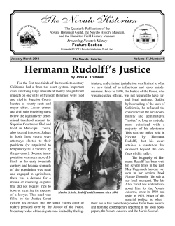 Hermann Rudolff`s Justice