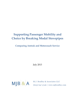 Comparing Buses and Amtrak