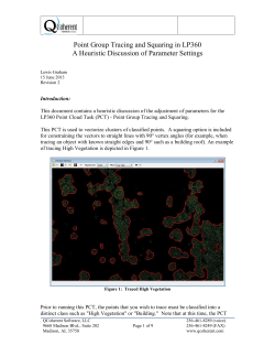 Point Group Tracing and Squaring in LP360 A Heuristic