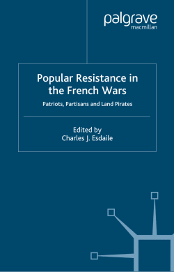 Popular Resistance in the French Wars: Patriots, Partisans and Land