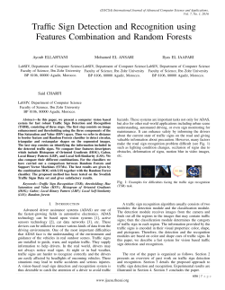 Traffic Sign Detection and Recognition using Features Combination