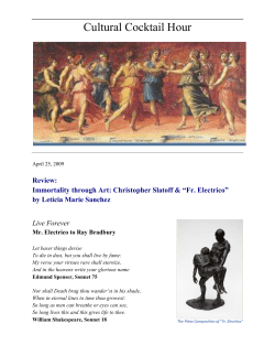 Cultural Cocktail Hour - American Legacy Fine Arts