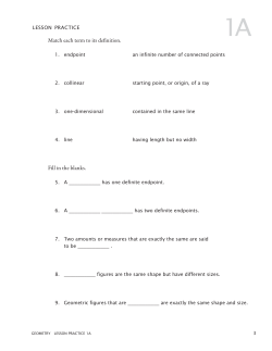 Match each term to its definition. Fill in the blanks. to be ______ .