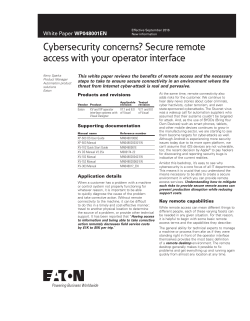 Cybersecurity concerns? Secure remote access with your