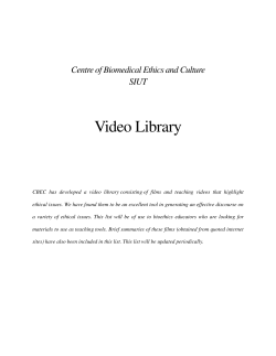 click Video Library for the list