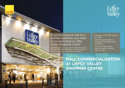 mall commercialisation at liffey valley shopping centre
