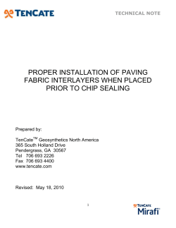 proper installation of paving fabric