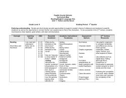 English - Fayette County Schools