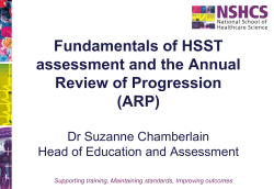 PDF of webinar slides - The National School of Healthcare Science