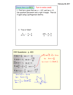 HW Questions: p. 403