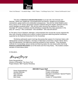 The story of America`s Industrial Revolution is an