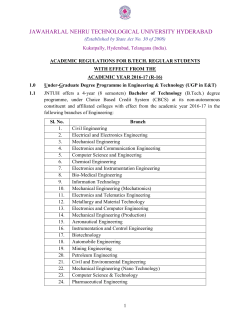 academic regulations