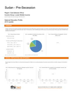 Sudan - Pre-Secession National Education Profile