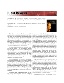 Untitled [John Thornton on The Kongo Kingdom] - H-Net