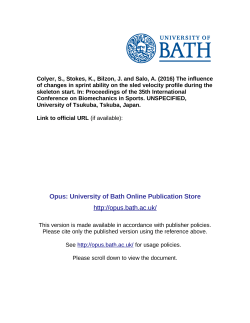 Opus: University of Bath Online Publication Store http://opus.bath.ac
