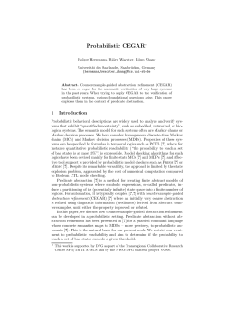 Probabilistic CEGAR*