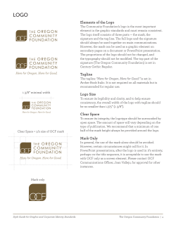 Elements of the Logo Tagline Logo Size Clear Space Mark Only