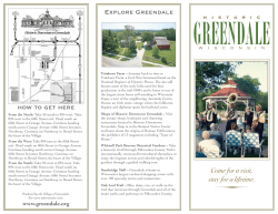 Explore Greendale - Village of Greendale
