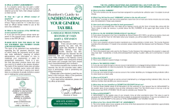 uNDErsTaNDING YOur GENEral TaX BIll