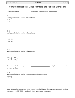 5.3 - David Beydler`s Math