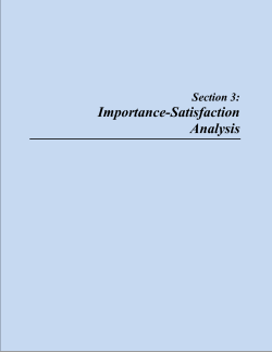 Importance-Satisfaction Analysis